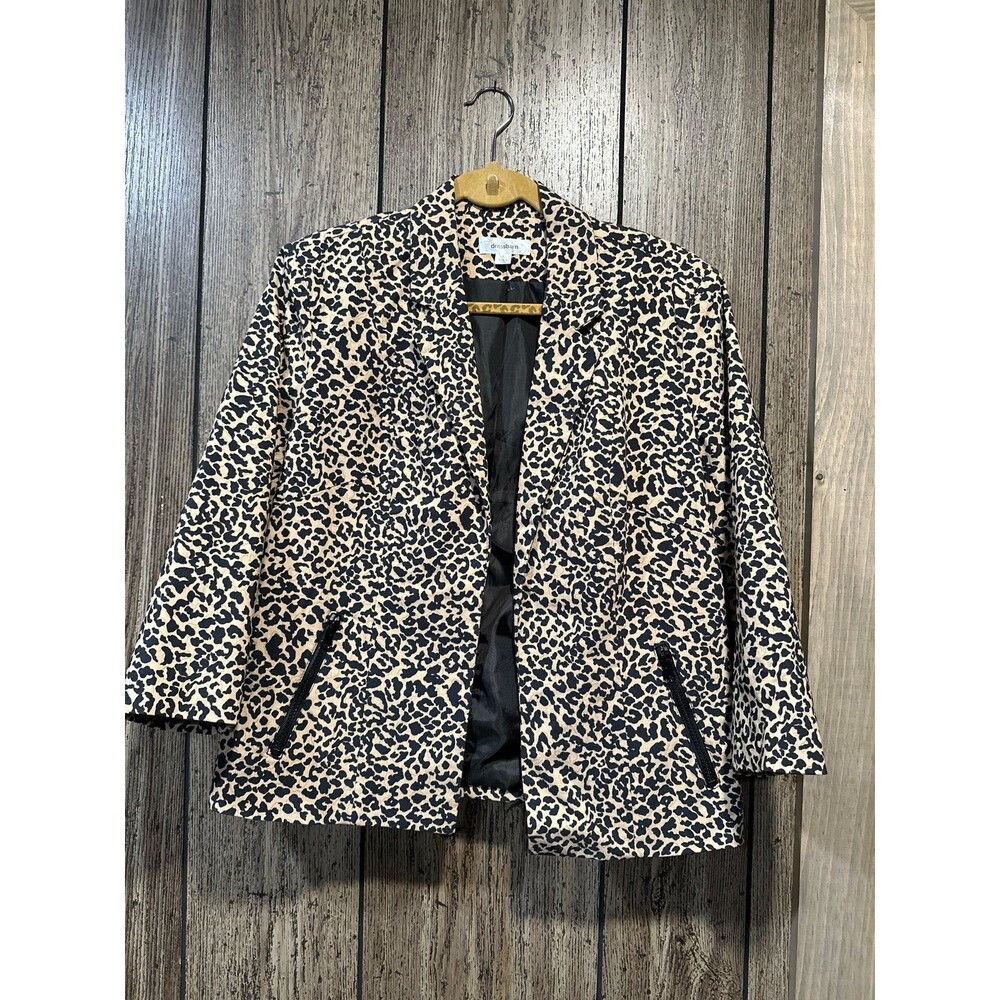 Dressbarn cheetah print Blazer